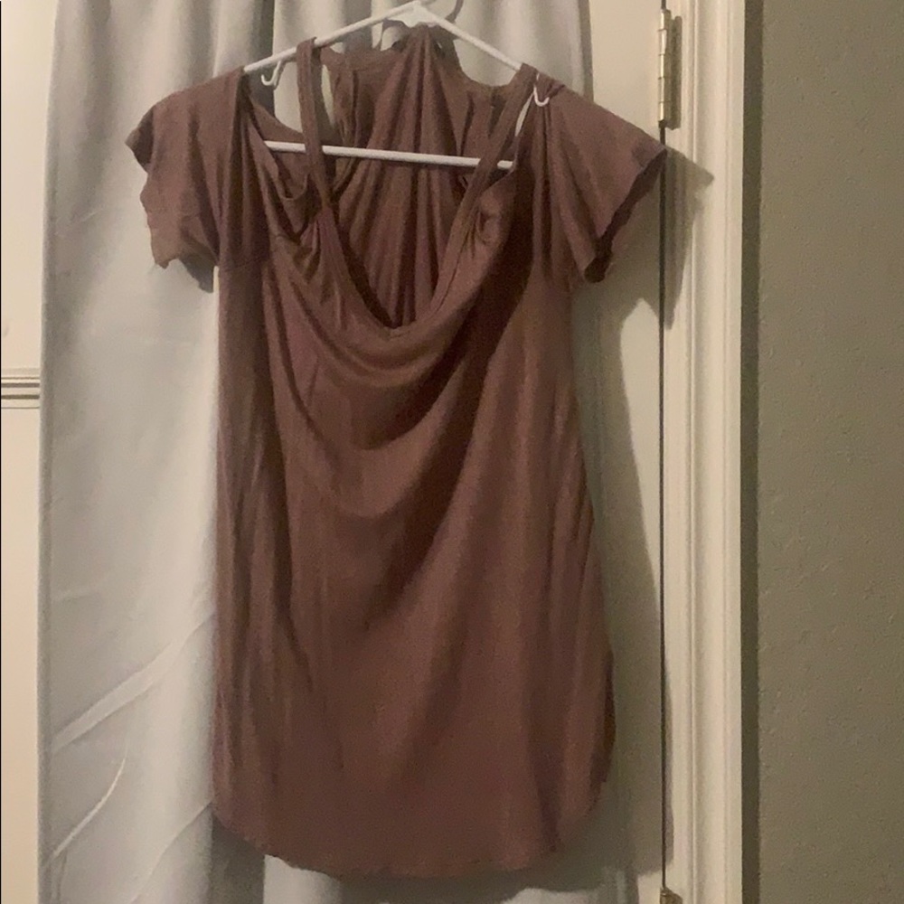 off the shoulder tee- West Coast Love